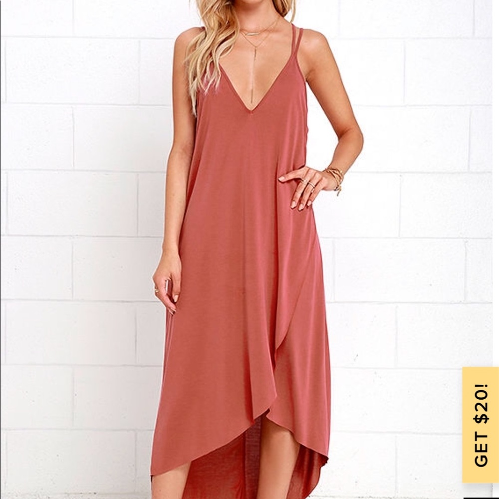 Lulus Mood and Melody high low dress